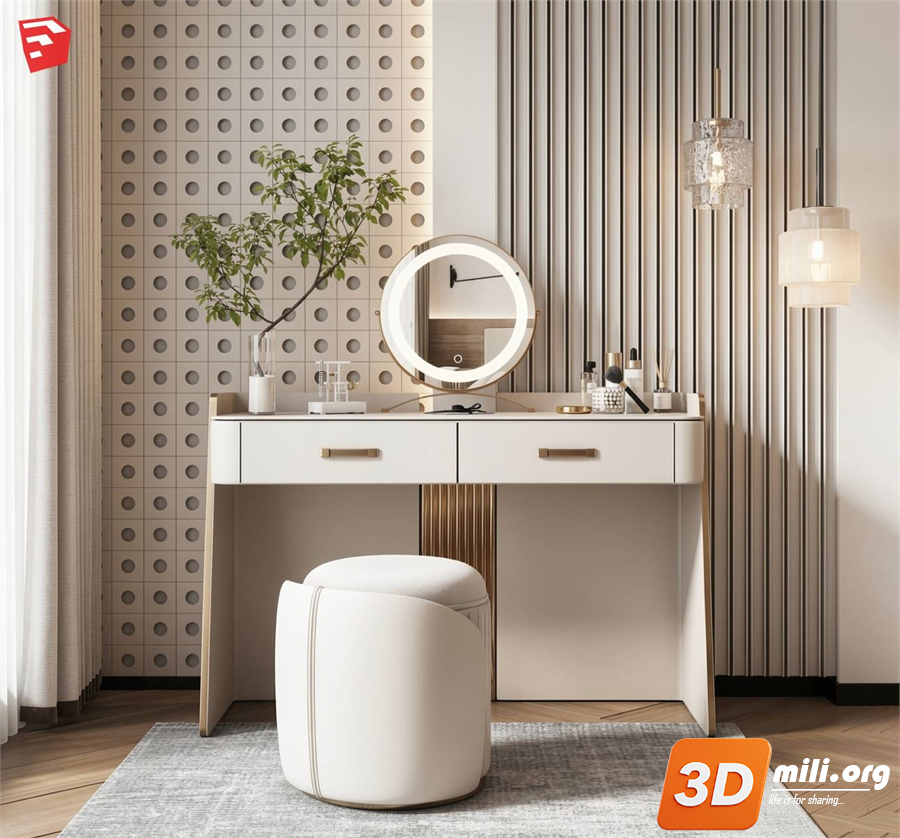 Dressing Table Skp Files 